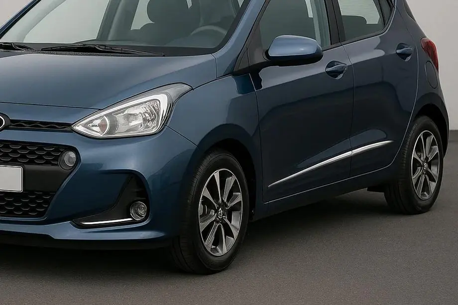 Hyundai I-10 2017-2020 рр. Молдинг (4 шт, нерж)