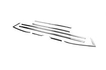 Opel Astra K 2016-2021 рр. Окантовка вікон (нерж) Нижня фото 2