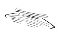 Opel Astra K 2016-2021 рр. Окантовка вікон (нерж) Нижня фото 4