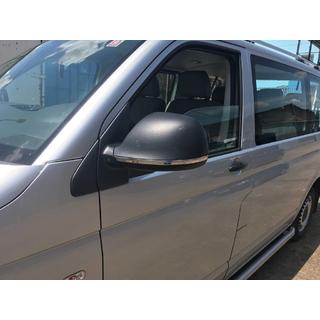 Смужки на дзеркала (2 шт., нерж) Volkswagen Amarok 2010-2022 рр. фото 3