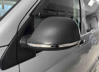 Volkswagen T5 2010-2015 рр. Смужки на дзеркала (2 шт., нерж) фото 1