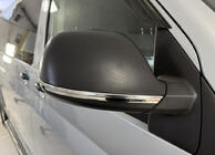 Volkswagen T5 2010-2015 рр. Смужки на дзеркала (2 шт., нерж) фото 2