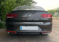 Volkswagen Passat B8 2015-2023 рр. Кромка багажника SD (нерж) фото 2