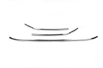 Volkswagen Passat B8 2015-2023 рр. Накладки на передній бампер (2015-2018, 3 шт, нерж) фото 7