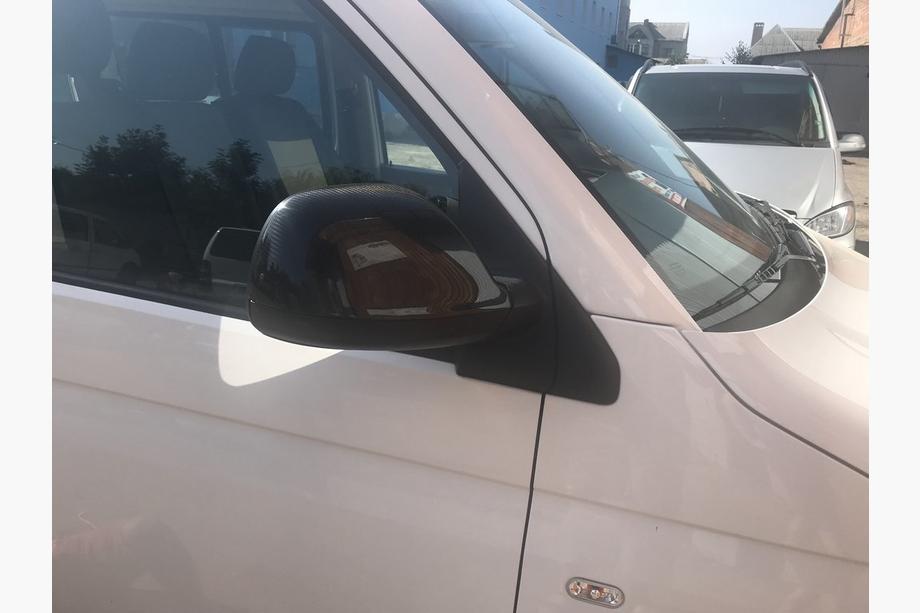 Volkswagen T6 2015-2024 рр. Накладки на дзеркала (2 шт., карбон) Фото 10