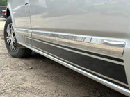 Volkswagen T6 2015-2024 рр. Молдинги на двері (нерж, Хром) фото 10