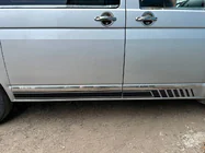 Volkswagen T6 2015-2024 рр. Молдинги на двері (нерж, Хром) фото 19