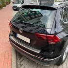 Volkswagen Tiguan 2016-2023 рр. Накладка на задній бампер (OmsaLine, нерж) фото 1