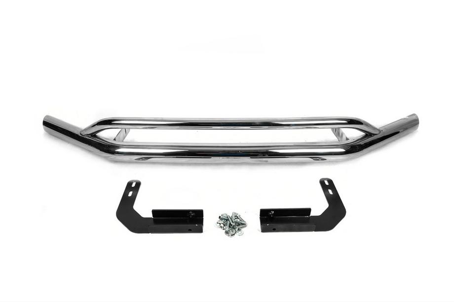Volkswagen Amarok 2010-2022 рр. Передній вус подвійний Vegas 2016-2021 (нерж) Image