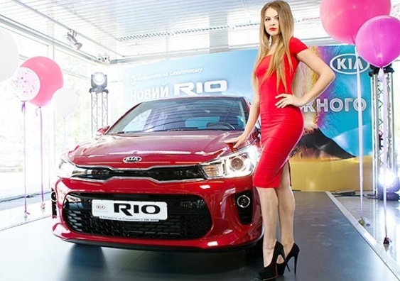 У Києві презентували нову модель Kia Rio