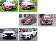 Mercedes GLA X156 2014-2019 рр. Передня решітка Diamond Silver (2014-2016) фото 7