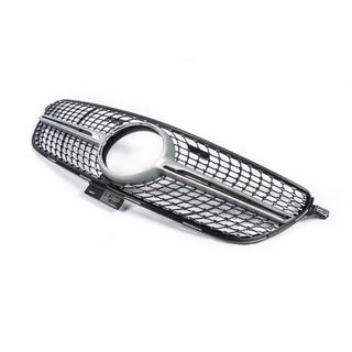 Тюнінг решітка радіатора (Diamond Silver) Mercedes GLE coupe C292 2015-2019 рр. фото 4