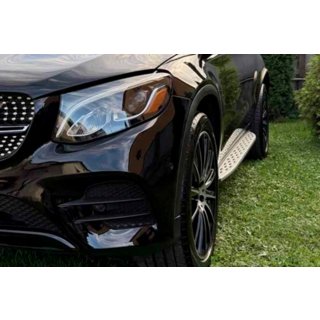 Бокові пороги (2 шт) Mercedes GLC X253 2015-2022 рр. фото 3
