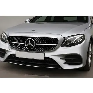 Передня решітка Diamond Black (для Avantgarde/AMG-Line/E43 AMG/E53 AMG 2016-2020) фото 1