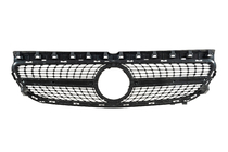 Mercedes B-class W246 2011-2018 рр. Передня решітка Diamond Black (2015-2018) фото 3