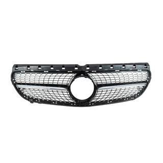 Передня решітка Diamond Black (2015-2018) Mercedes B-class W246 2011-2018 рр. фото 2