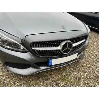 Передня решітка Diamond Silver (для Avantgarde/AMG-Line/C43 AMG)