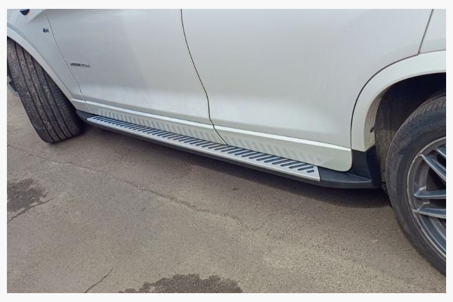 BMW X4 F26 2014-2018 рр. Оригінальні пороги V2 (2 шт, алюміній) Image