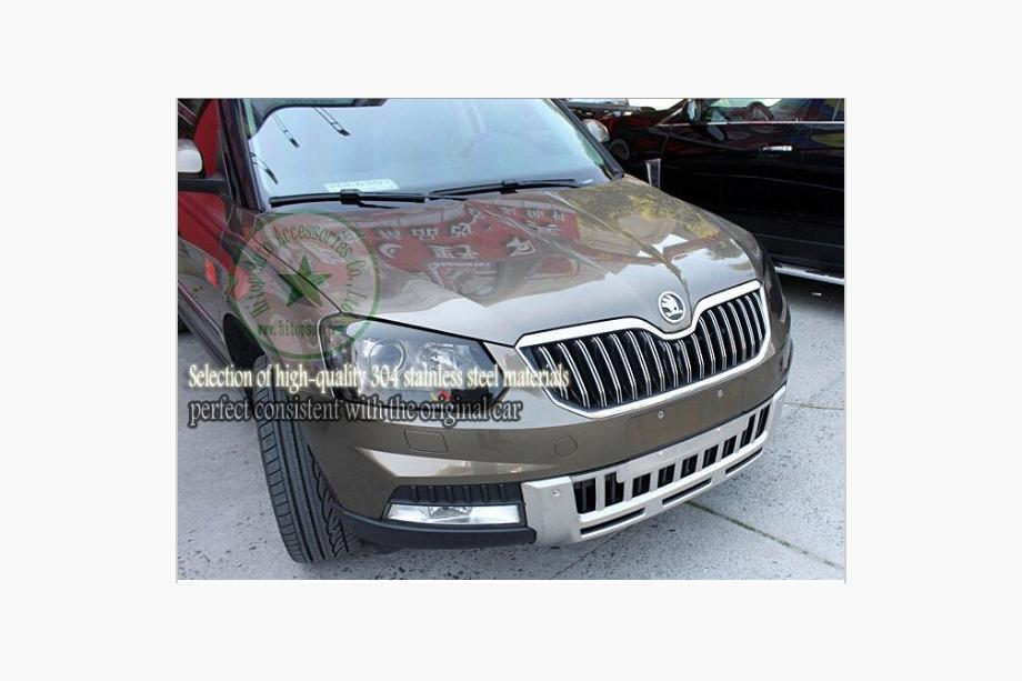 Skoda Yeti 2009-2017 рр. Передня і задня накладки (2 шт) Фото 2
