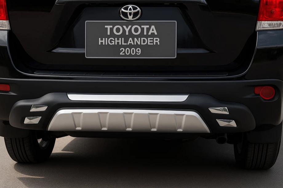 Toyota Highlander 2008-2013 рр. Задня накладка (2008-2010) Image