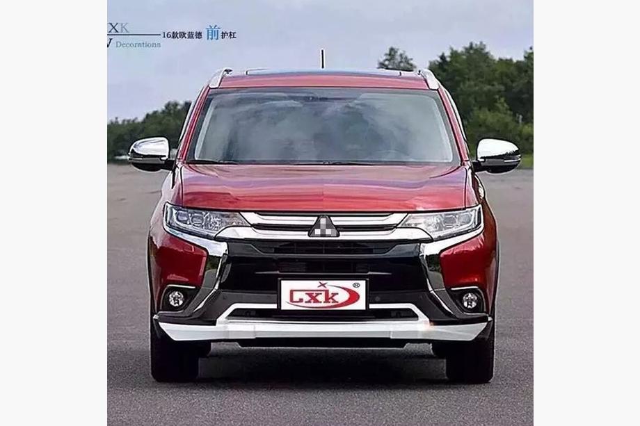 Mitsubishi Outlander 2012-2021 рр. Передня і задня накладки (2 шт., 2015-2018) Фото 2