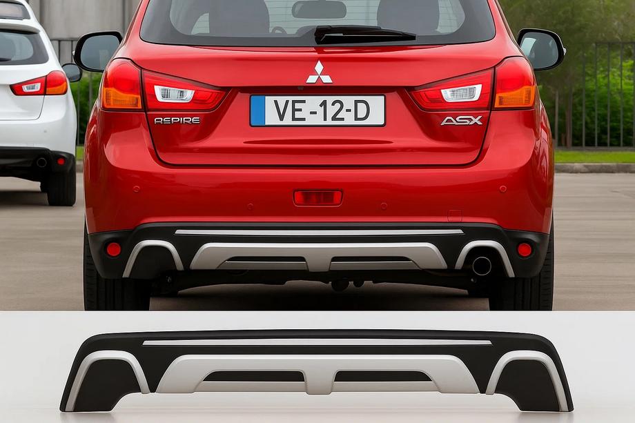 Mitsubishi ASX 2010-2023 рр. Задня накладка (2013-2015) Фото 1