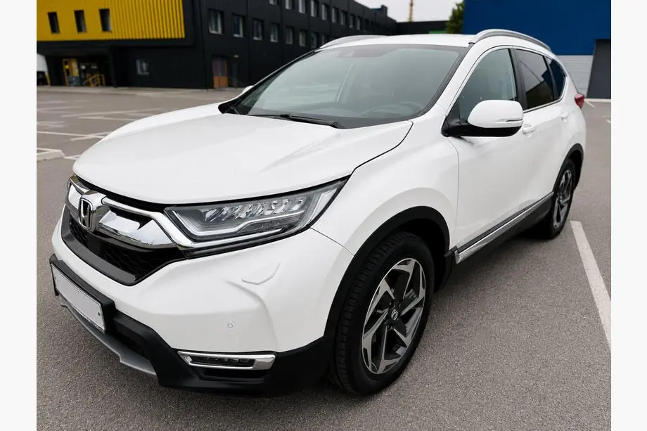 Honda CRV 2017-2022 рр. Інтегровані рейлінги сірі OEM (Алюміній, установка на болти)