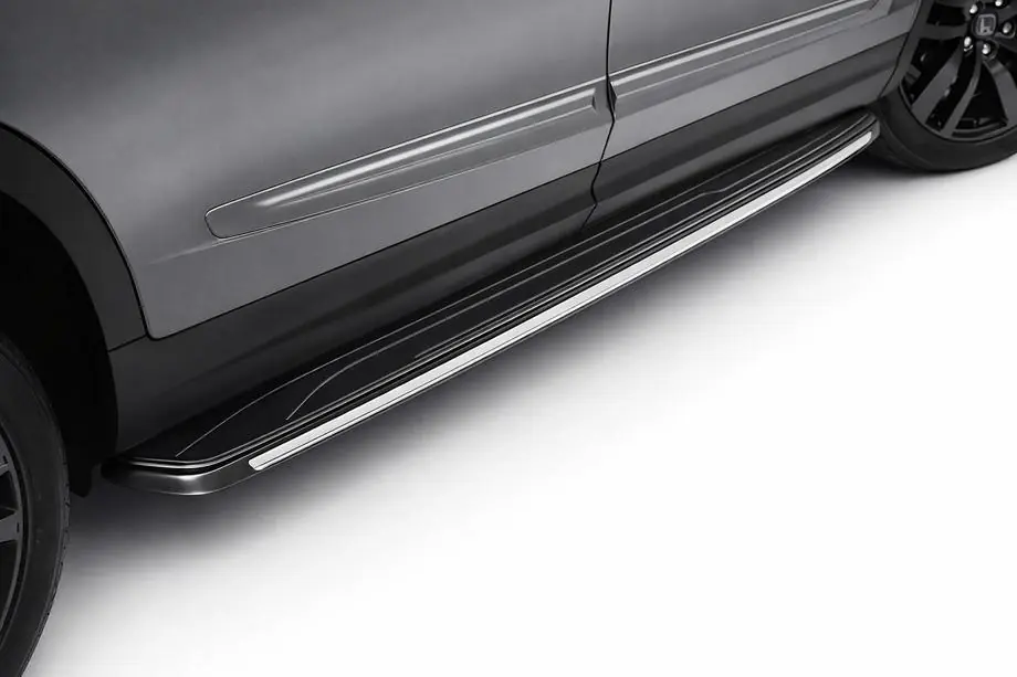 Honda Pilot 2015-2022 рр. Бокові пороги Оригінал (2 шт, алюміній)
