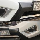 Nissan Navara/NP300 2016- рр. Дифузор на передній бампер (пластик) фото 2
