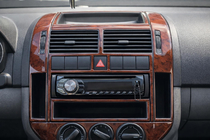 Volkswagen Polo 2001-2009 рр. Накладки на панель (2001-2005) Алюміній фото 1