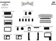 Volkswagen T4 Transporter 1990-2003 рр. Накладки на торпеду (1991-1995) Титан фото 6