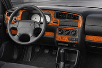 Volkswagen Vento 1992-1998 рр. Накладки на панель Алюміній фото 1