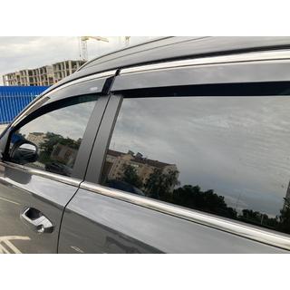 Вітровики з хром молдингом (4 шт, Niken) Kia Sportage 2015-2021 рр. фото 2