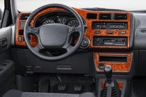 Toyota Rav 4 1996-2001 рр. Накладки на панель Алюміній фото 1
