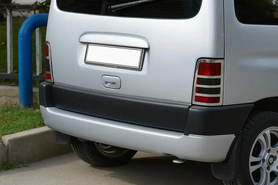 Citroen Berlingo 1996-2008 рр. Накладка на стопи (2 шт., нерж.) OmsaLine - Італійська нержавійка Фото 1