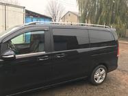 Mercedes Viano 2004-2014 рр. Рейлінги сірі Skyport (суцільний метал) фото 3