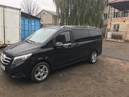 Mercedes Viano 2004-2014 рр. Рейлінги сірі Skyport (суцільний метал) фото 6