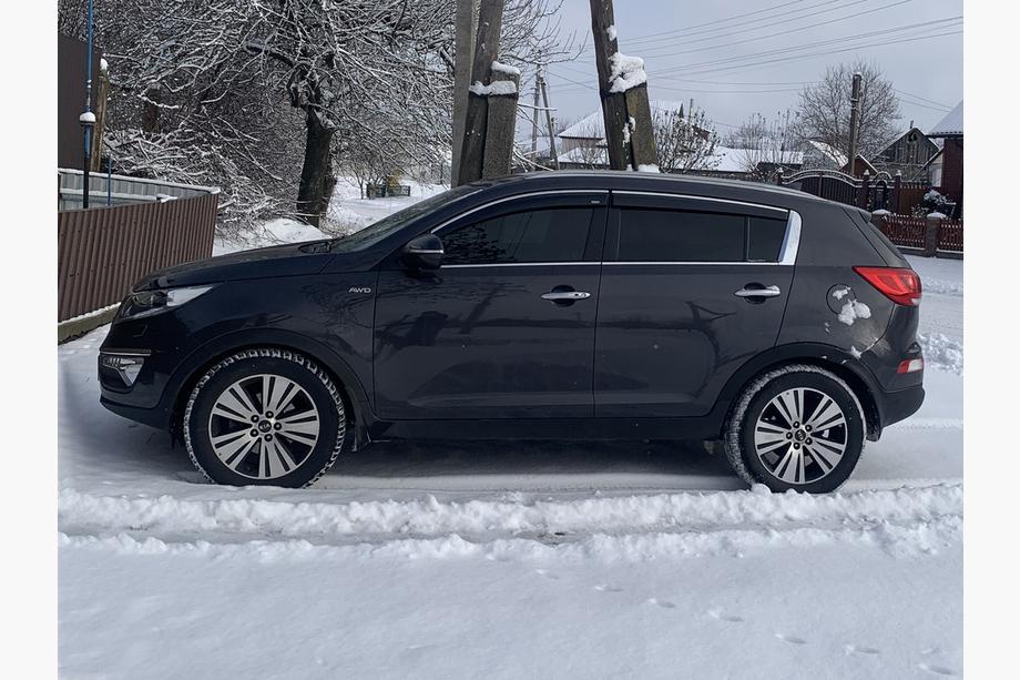 Kia Sportage 2010-2015 рр. Вітровики з хромованим молдингом (4 шт, Niken) Фото 1