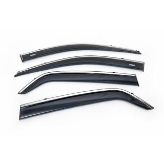 Вітровики з хромованим молдингом (4 шт, Niken) фото 2