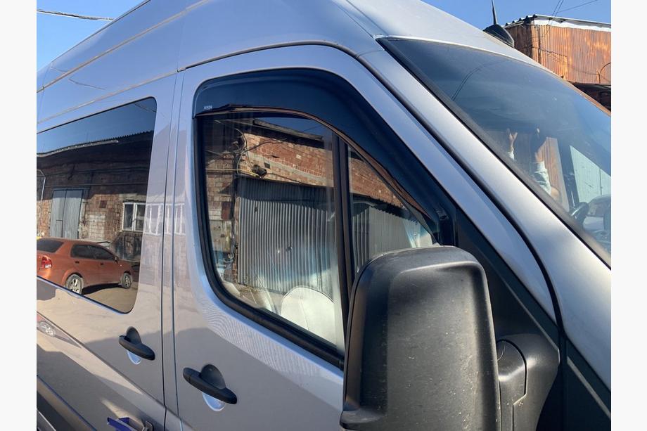 Mercedes Sprinter W906 2006-2018 рр. Вітровики клеючі (2 шт, Niken) Фото 5