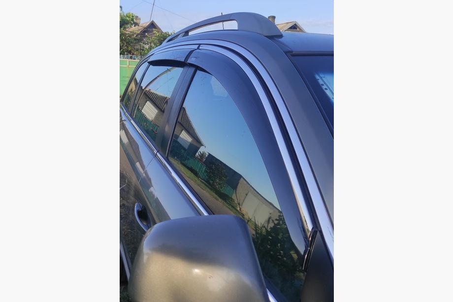 Chevrolet Captiva 2006-2019 рр. Вітровики з хромованим молдингом (4 шт, Niken) Фото 8
