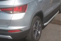Seat Ateca 2016- рр. Бокові пороги Fullmond (2 шт., алюм.) фото 5