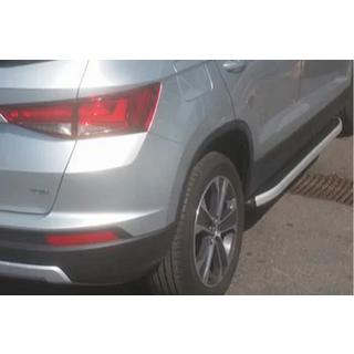 Бокові пороги Fullmond (2 шт., алюм.) Seat Ateca 2016- рр. фото 4