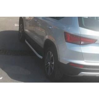 Бокові пороги Fullmond (2 шт., алюм.) Seat Ateca 2016- рр. фото 4