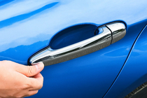 BMW 5 серія E60/E61 2003-2010 рр. Накладки на ручки (4 шт, нерж) фото 4