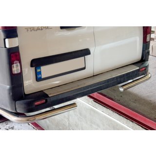 Задні куточки (2 шт., нерж) Fiat Talento 2016- рр. фото 1