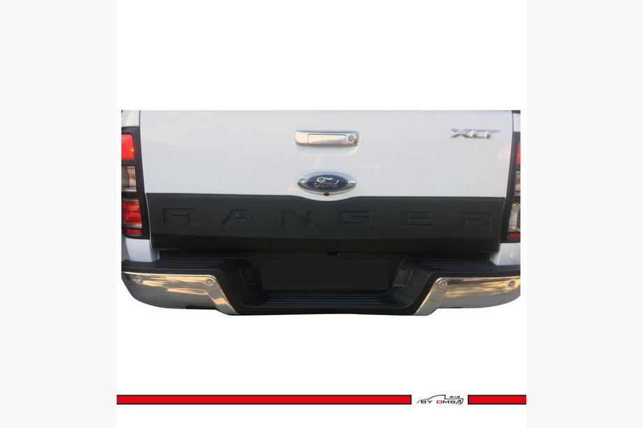 Ford Ranger 2011-2022 рр. Накладка на задню кришку V1 (ABS) Фото 2