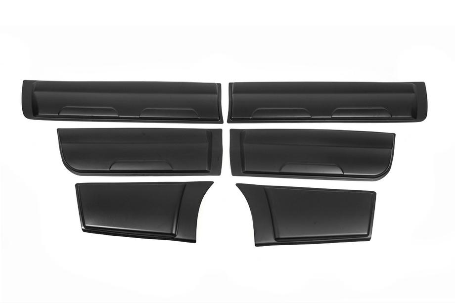 Toyota Hilux 2015- рр. Молдинг на двері Meliset (6 шт, ABS) Image