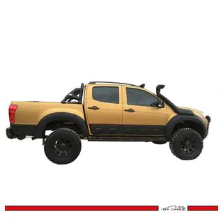 Молдинг двері (4 шт, ABS) Isuzu D-Max 2011-2019 рр. фото 2