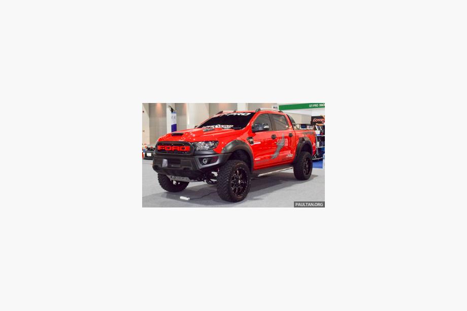 Ford Ranger 2011-2022 рр. Передня решітка з LED V2 Помаранчева Фото 2